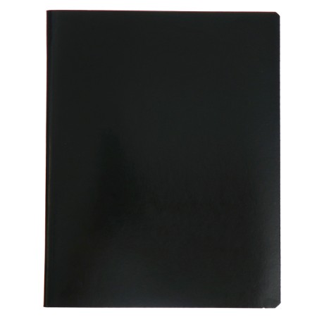 A notebook of 96 sheets in a black cage, a cover of a shared cardboard, VD-smile