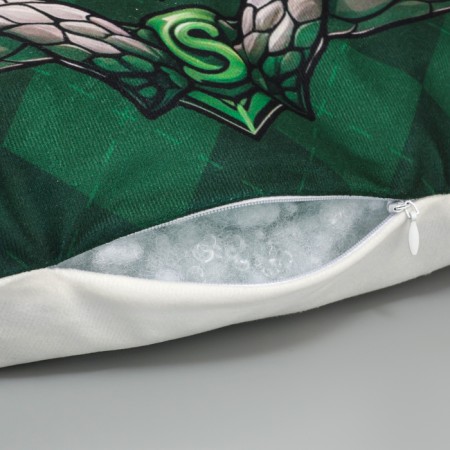 New Year! Decorative pillow "Snake with the coat of arms", 40 cm, with lightning-3