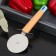 Knife for pizza and dough Magistro Heaven Wood, D = 7.5 cm, beige color