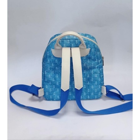 Marinero backpack blue anchor-6