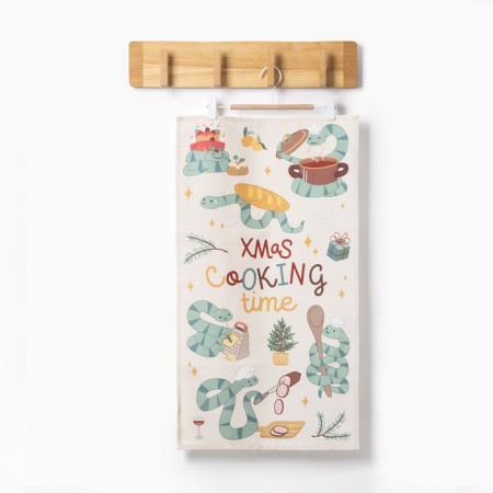 Ethel Cooking Towel "Xmas Cooking" 40x70 cm, 100% HL, sarzha 190 g/m2