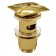 The bottom valve for the Wasserkraft A168, Push-UP, overflow, brass, gold valve