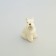 Porcelain figurine "Rizenshnutuzer White", 8x5 cm