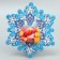 Package for sweets "Snowflake", 11 x 6 cm, New Year