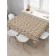 The tablecloth "Silhouette of Easter Rabbit", rectangular, Saten, size 145x180 cm