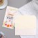 Money envelope "Congratulations!" hare, flowers 18.5x8.5 cm