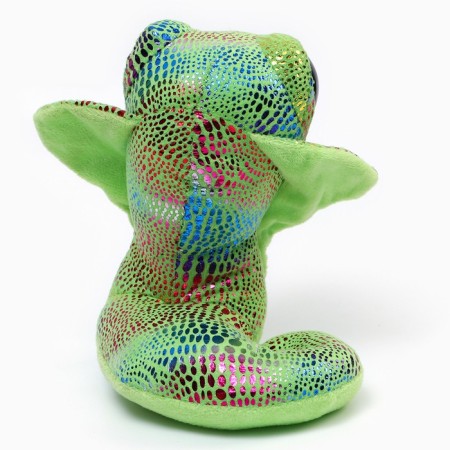 Soft toy "Cobra", 17 cm, green color-3