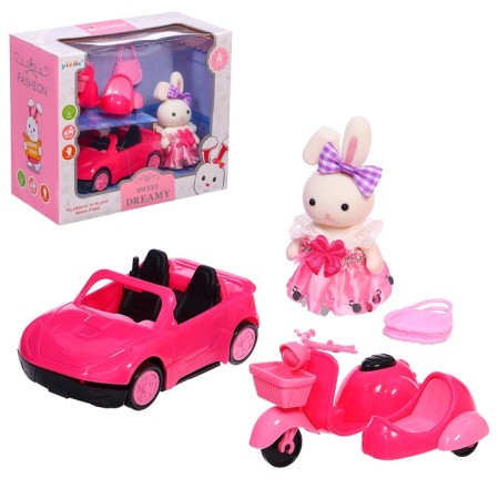 Set with a pet "animals. Automobile"