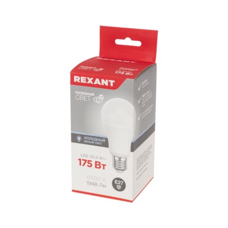 LED LED pear A70 20.5W E27 1948LM 6500K Cold light Rexant-2