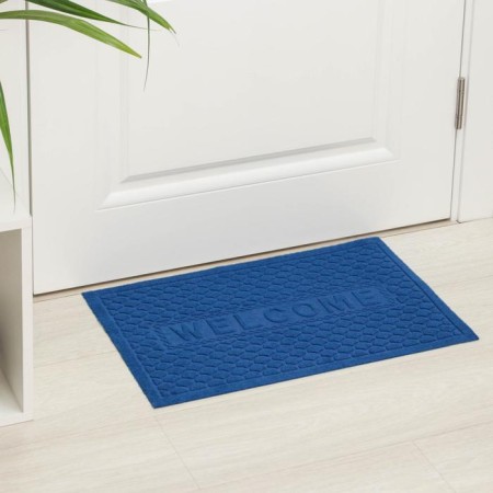 Welcome moisture rug “Welcome. Ripples ", without a edging, 38 × 58 cm, color mix