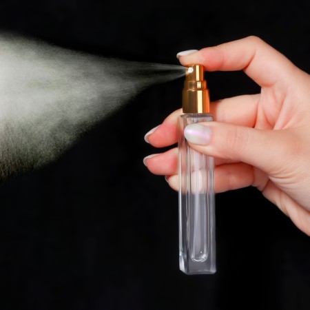 A bottle for storage, with a sprayer, 10 ml, golden color-6