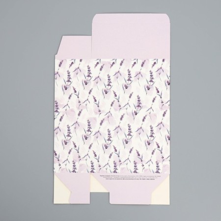 Gift folding box, packaging, “lavender”, 16 x 23 x 7.5 cm-4