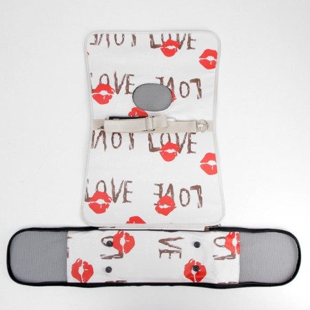 Bag - Animal Carriage "Love", size m, white, 45 x 21 x 27 cm,-7