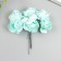 Flowers for decorating "tea roses" 1 bouquet = 6 colors 9.5 cm mint