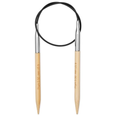 Circular knitting needles, bamboo, 5.5 mm/40cm, 1 pc-1