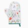 Mittens-Object Ethel "poppies" 20x28cm, sarzha, 100% x/l, vatin 250g/m2