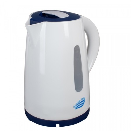 Electric kettle “Tom-1”, plastic, 1.7 l, 1850 watts, white-blue color-2