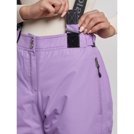 Semi -combinezone ski insulated female winter, size 42, purple color-14