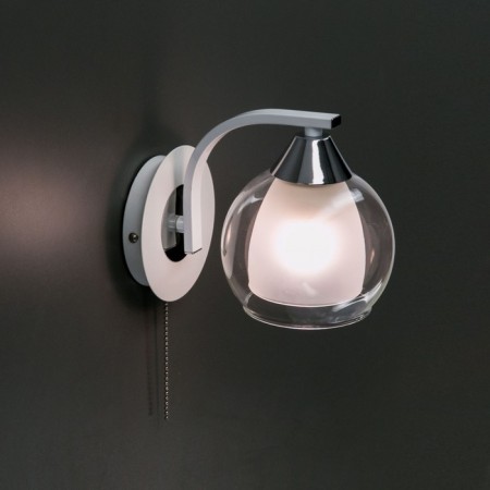 Sconces Citilux "Christie" CL152310, 12x20 cm, 1x75W, e27, white color-5