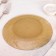 Plate plate Elica, D = 20.5 cm, brown color