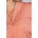 Female blouse, size 48, terracotta color