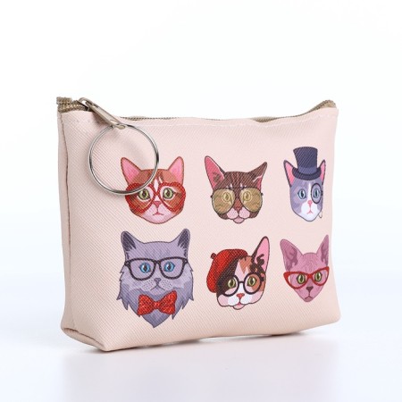 Monetnik's wallet with a zipper, color mix-2