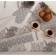Napkin for devices Rabbit Family, size 35x45 cm, color gray color