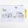 Set for drawing with light with stickers and coloring "Cars"