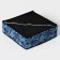Organizer for storing linen “Tropics”, 4 cells, 29 × 29 × 10 cm, blue color
