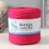 Knitted yarn secondary 90% cotton, 10% p/e, 100m/450 ± 50 g (fuchsia) mix