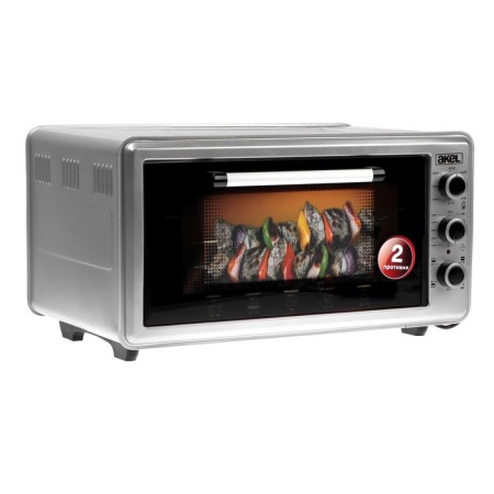 Mini-fucker Akel AF-940, 1300 W, 45L, 50-320 ° C, timer, grill, silver