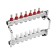 Collector Group ONDO, 1 "X3/4", 7 outputs, with consumables, stainless steel