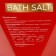 Bath Salt bath, 200 g, cherry aroma, pure happiness