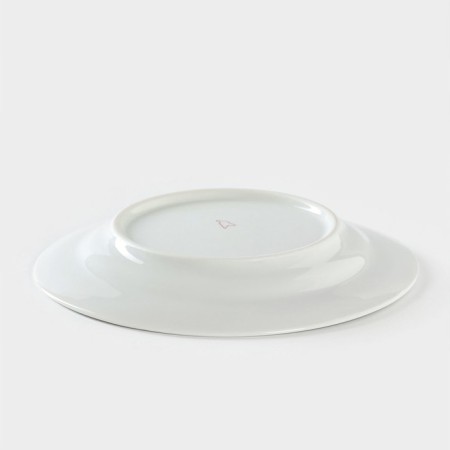 Porcelain plate "Pink flower", D = 17.5 cm-2