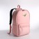 Youth backpack from lightning textiles, external pocket, handbag, pink color