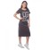 Women's dress Wake Up and Live, size 50, brown color