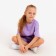 Kids (T -shirt, shorts) minku: casual collection lilac color, height 104