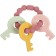 Silicone teether "keys", pink color, mum & baby