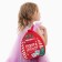Children's backpack "New Year's Post", lightning department, red color, for the New Year