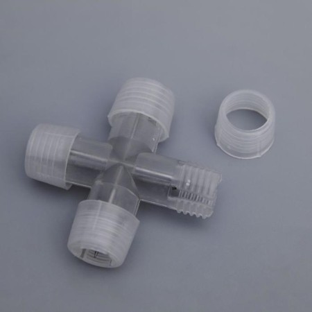 X-shaped connector Luazon Lighting for a light cord 13 mm, 2-PIN-2