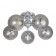 Ceiling Citilux "Tommy" CL102150, 52x52x24.5 cm, 5x40W, e14, gray color gray