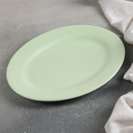 Porcelain shade "Amelia", 24.5 × 18 cm cm, green color-1