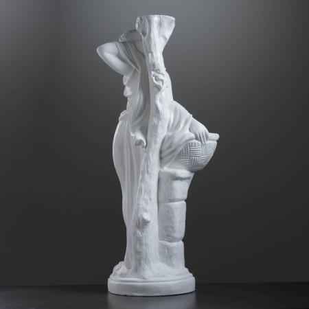 Figure with Kashpo "Greek Big" White, 0.9 l / 40x88x30cm-2