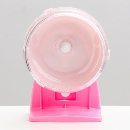 Carno rodents wheel, on a stand, 14 cm, pink-1