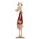 New Year's decor "Tall" 7 × 4 × 29 cm, red