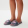 Women's slippers with an open nose size 40-41, the color is gray