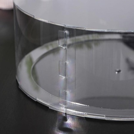 Falseyarus for the cake, cylinder, d = 30 cm, h = 12 cm, the color is transparent-2
