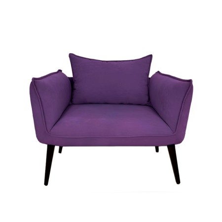 The Naples chair, without a mechanism, velor, purple color
