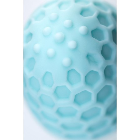 Masturbator A-Toys Pufl, turquoise, three, 6 cm d 2.7 cm-15