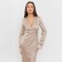 Women's silk dress Mist: Classic Collection p. 44, beige color